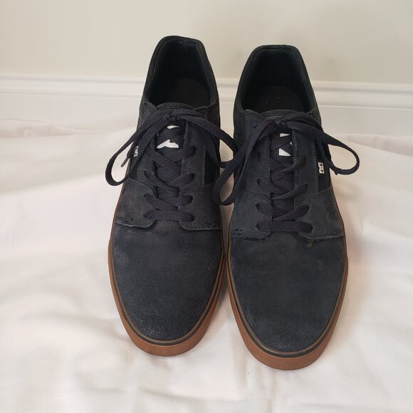 DC Tonik Blue Leather Skater Sneakers for Men Size 13 - Picture 2 of 9